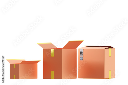 Boxes various sizes. Severa...