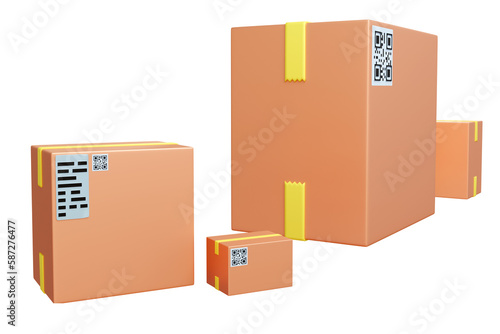 Boxes various sizes. Severa...