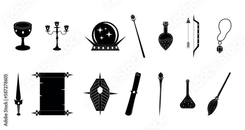 Arcane equipment glyph set