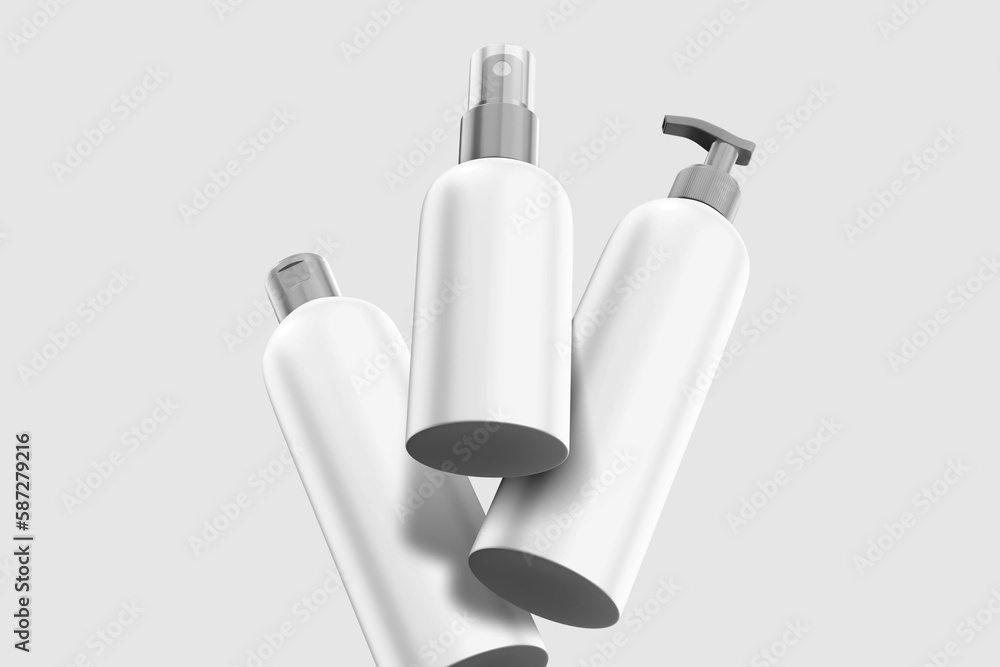 3D Render of Cosmetic Bottle for Mockup 3D Render of Cosmetic Bottle for Mockup