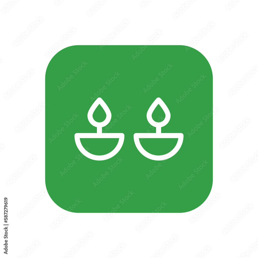 Oil Lamps icon vector stock. Oil Lamps icon vector stock.