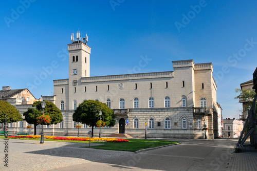 Town hall in Radom, city in Masovian Voivodeship, Poland.