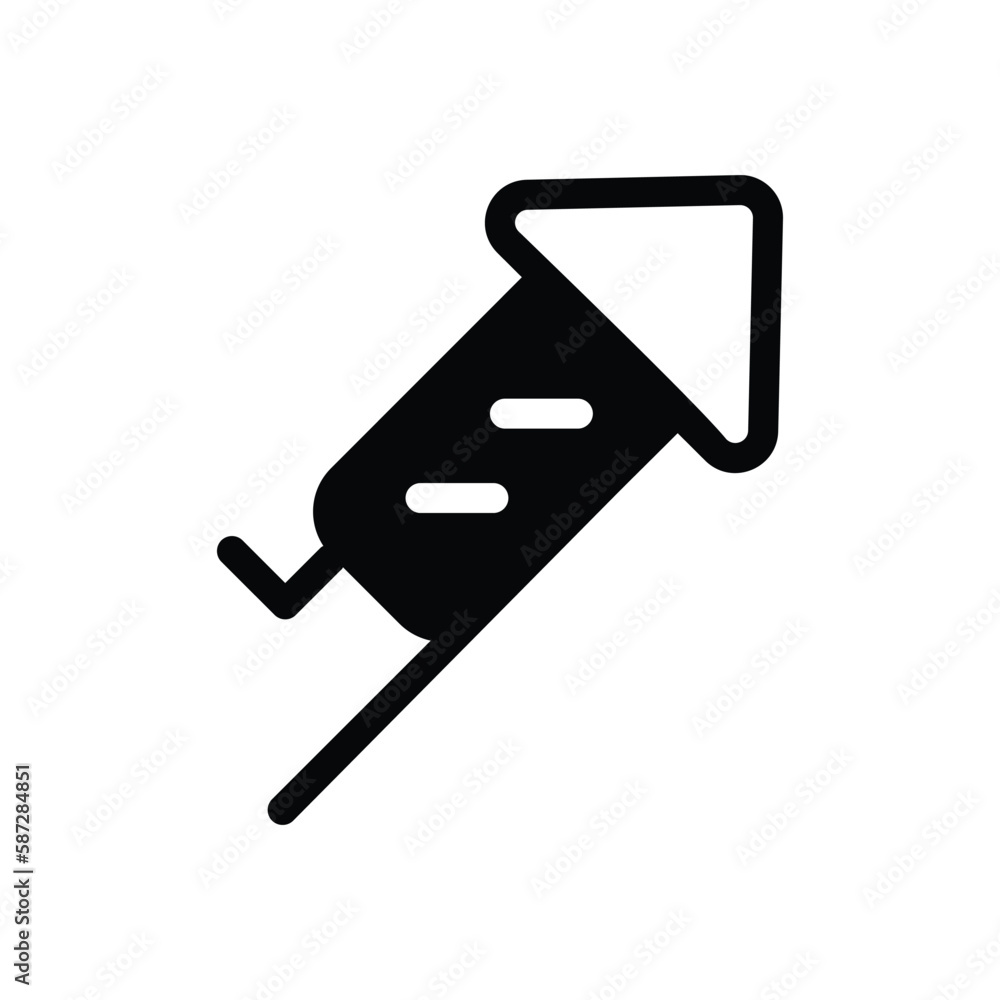 Fire Work icon vector stock. Fire Work icon vector stock.