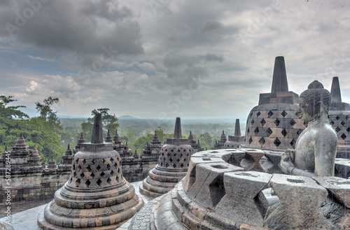 Borobudur temple, Indonesia