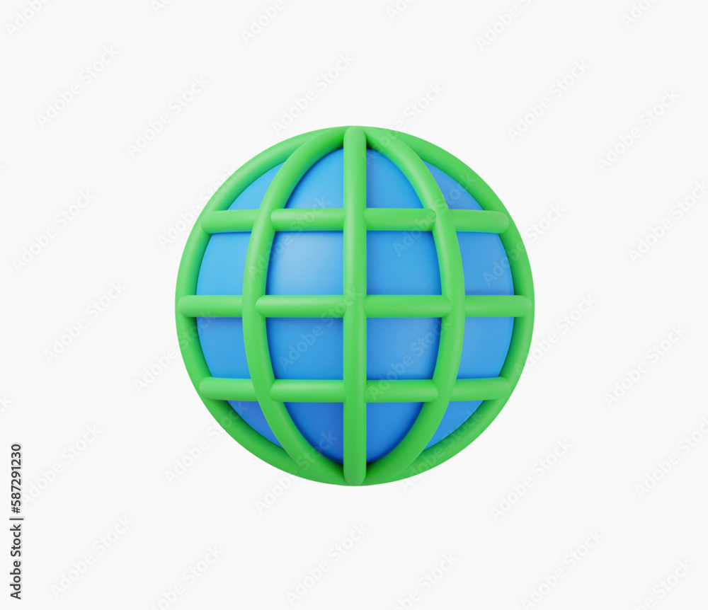 3d Realistic Website icon vector illustration 3d Realistic Website icon vector illustration