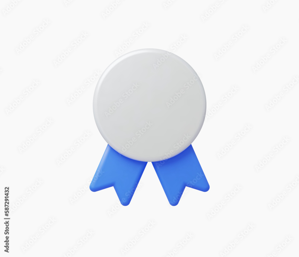 3d Realistic Badge Icon vector illustration. 3d Realistic Badge Icon vector illustration.