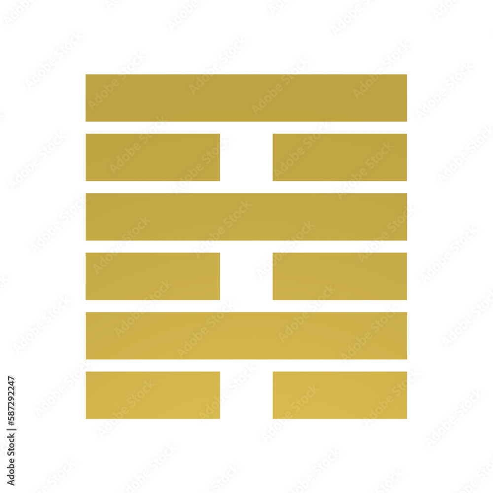 Hexagram 64 Gene Key I ging gold Hexagram 64 Gene Key I ging gold