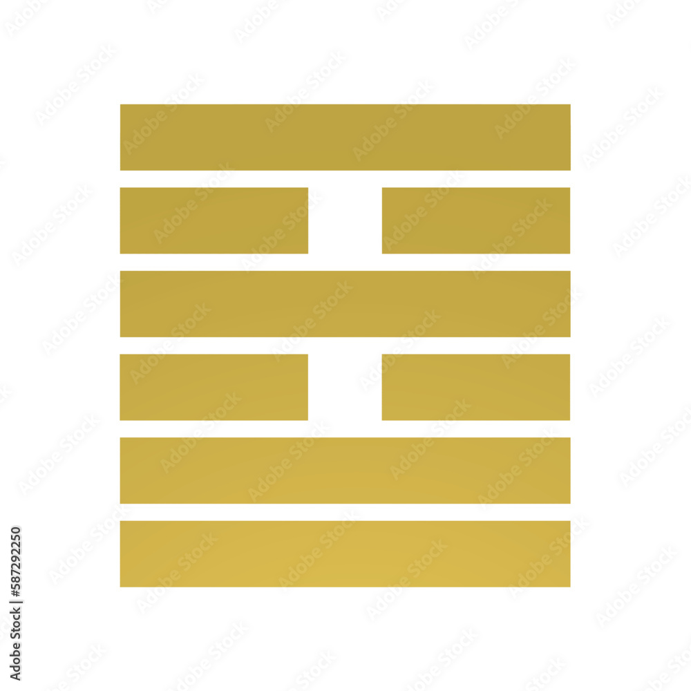 Hexagram 38 Gene Key I ging gold Hexagram 38 Gene Key I ging gold