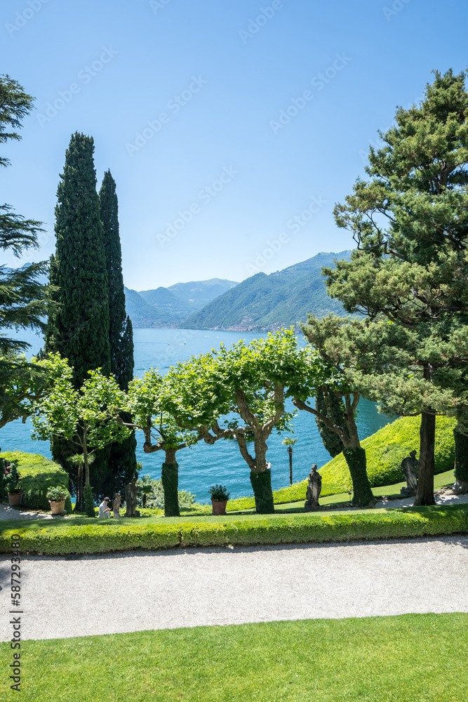 Scenic view of Lake Como, Italy