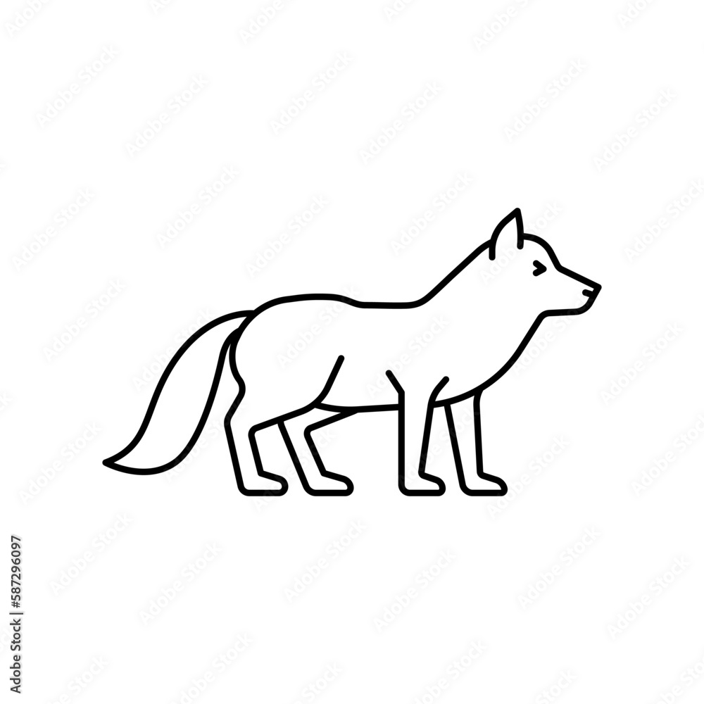 Fox icon. High quality black vector illustration. Fox icon. High quality black vector illustration.