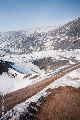 Etna innevato