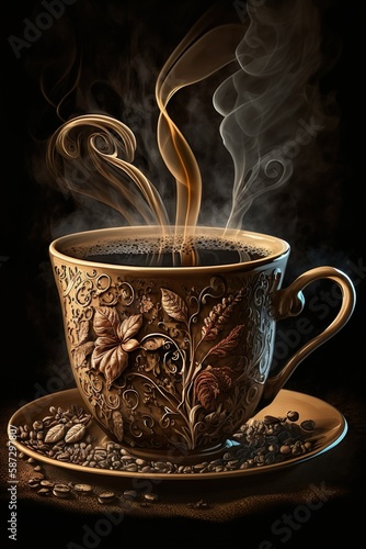 Artful coffee