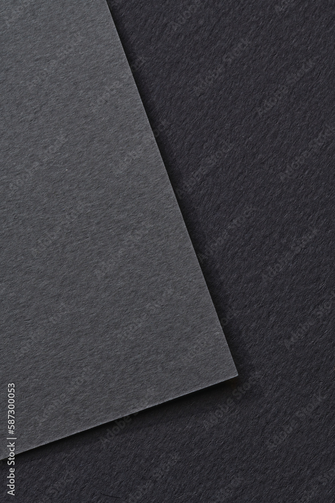 Rough kraft paper background, paper texture black gray colors. Mockup with copy space for text Rough kraft paper background, paper texture black gray colors. Mockup with copy space for text