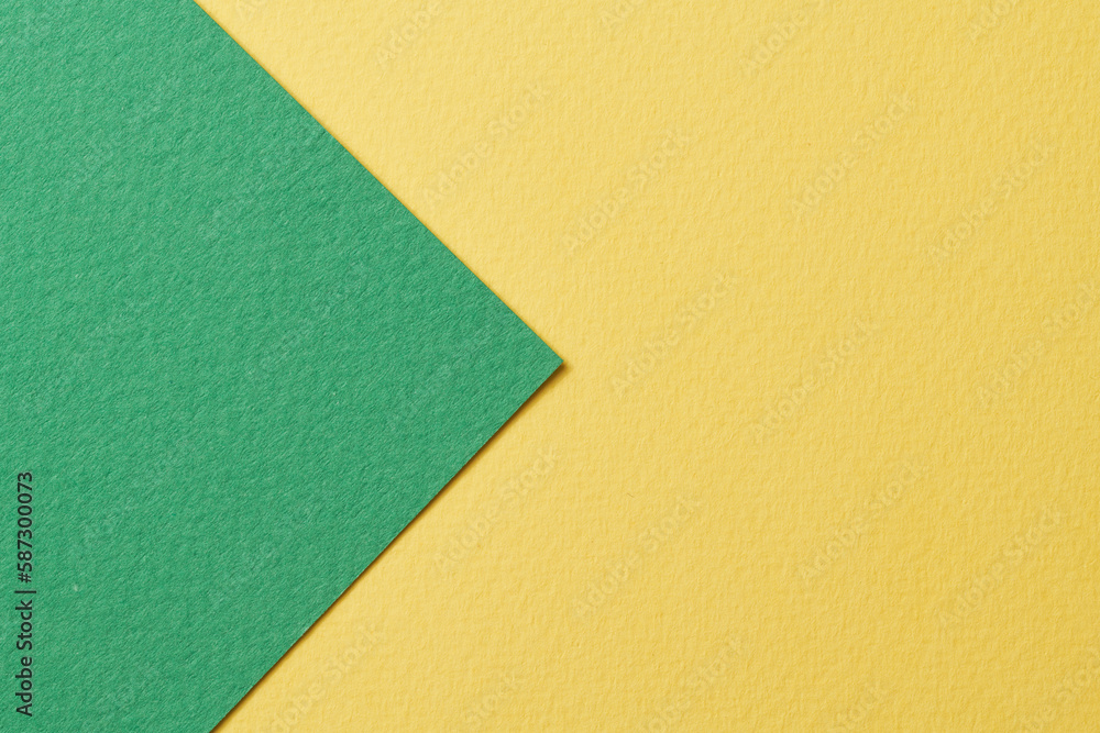 Rough kraft paper background, paper texture yellow green colors. Mockup with copy space for text Rough kraft paper background, paper texture yellow green colors. Mockup with copy space for text