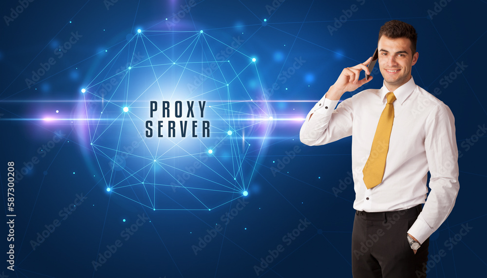 businessman thinking about security concept businessman thinking about security concept