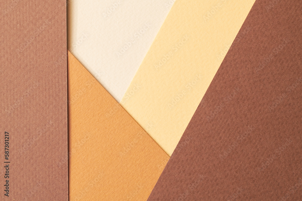 Rough kraft paper background, paper texture different shades of brown. Mockup with copy space for text Rough kraft paper background, paper texture different shades of brown. Mockup with copy space for text
