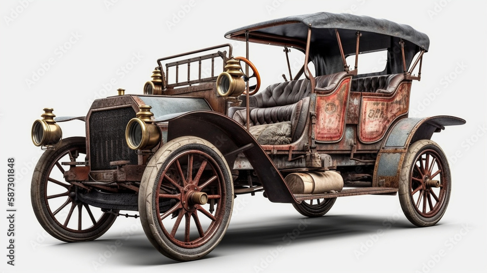 Automotive Vehicle, Car, Combustion Car of the 1880s