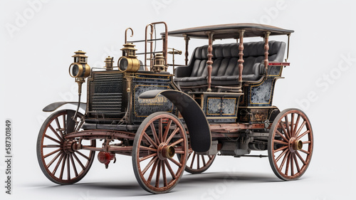 Automotive Vehicle, Car, Combustion Car of the 1880s