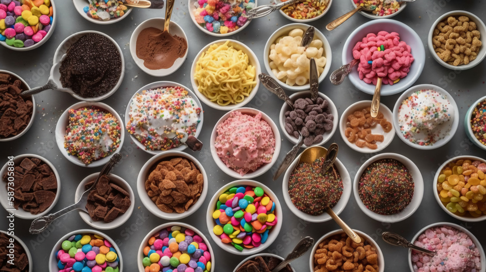 sharing all the best ice cream toppings and anything that would be