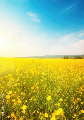 flowers in a field © lemonmoon