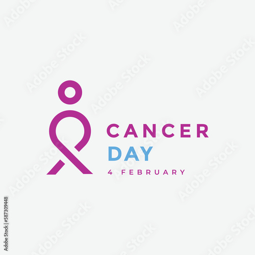 cancer day logo design  international world cancer day medical campign