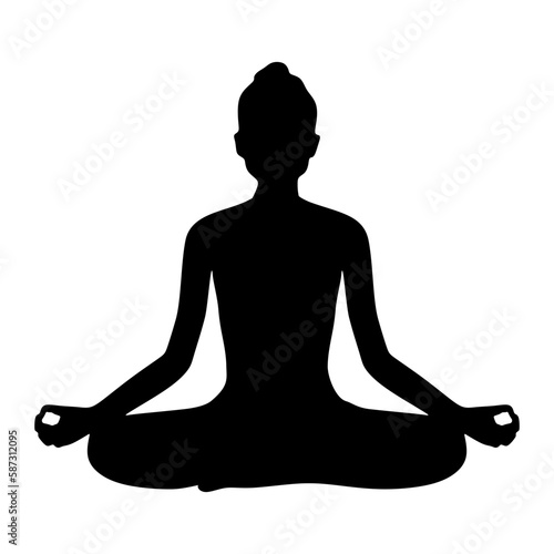  Yoga Silhouette Illustration