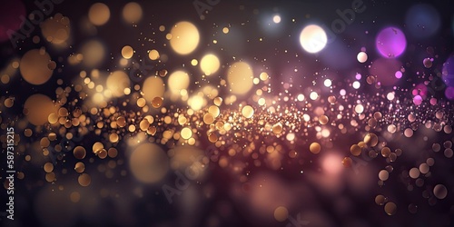 Blurred Abstract Glitter Du...