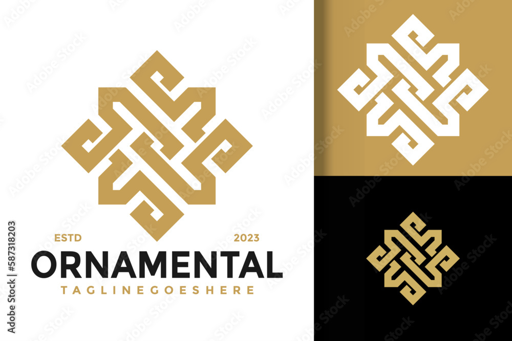 Letter N ornamental jewellery Logo vector icon illustration Letter N ornamental jewellery Logo vector icon illustration