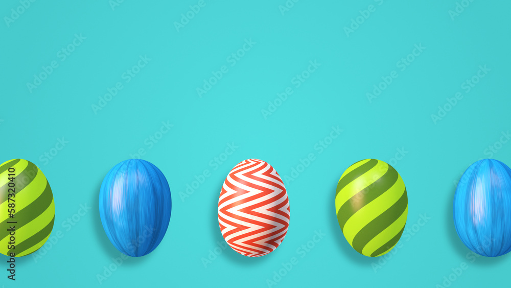 Easter colorful eggs Concept of easter day celebration with copyspace Easter colorful eggs Concept of easter day celebration with copyspace