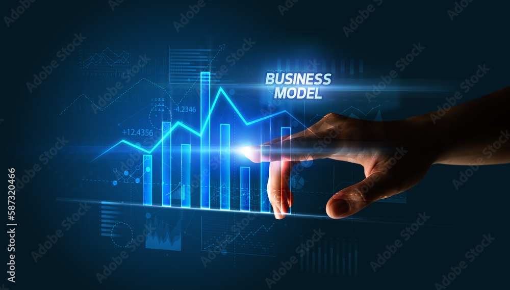 Hand touching business concept concept Hand touching business concept concept