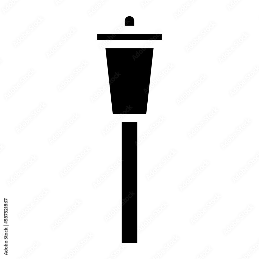 garden lamp glyph garden lamp glyph