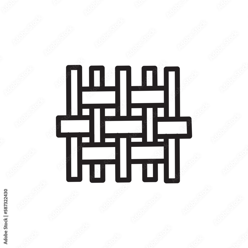 Cloth Fabric Textile Outline Icon Cloth Fabric Textile Outline Icon