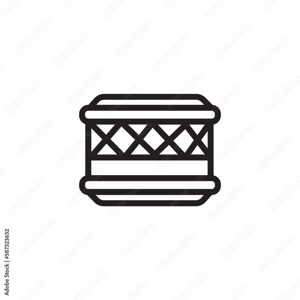 Drum Drums Stick Outline Icon Drum Drums Stick Outline Icon