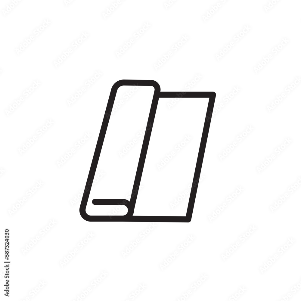 Fabric Roll Fashion Outline Icon Fabric Roll Fashion Outline Icon