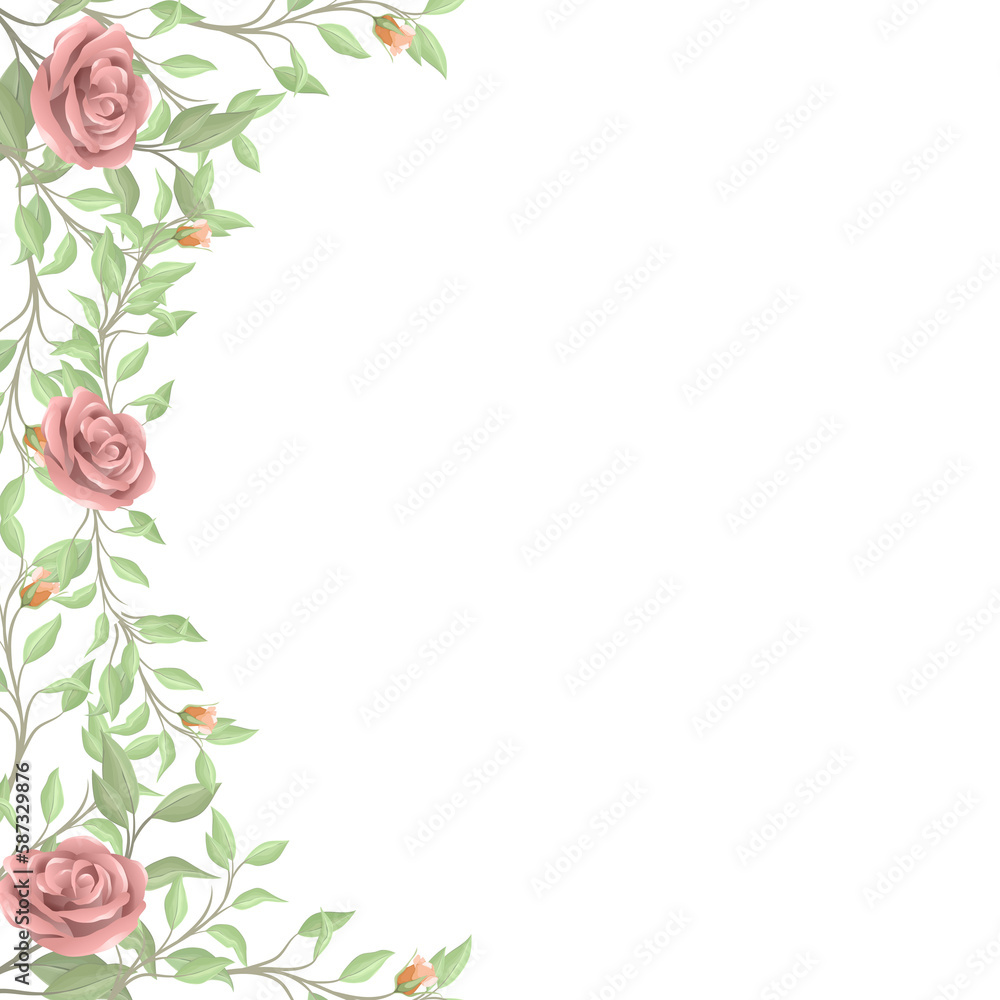 Beauty flower floral illustration