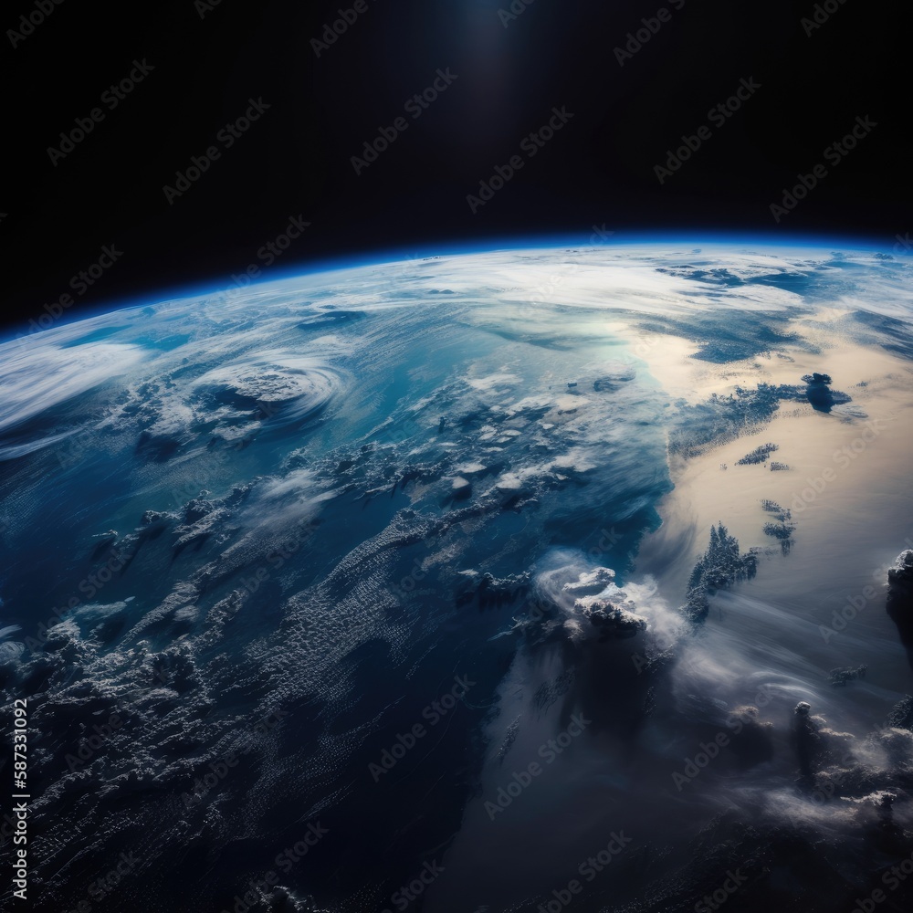 Fototapeta premium earth in space