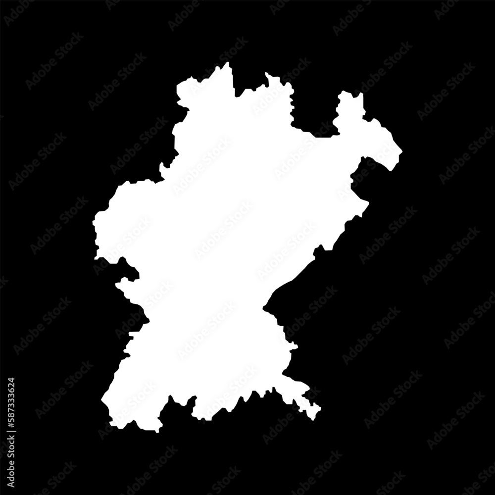 Santarem Map, District of Portugal. Vector Illustration.