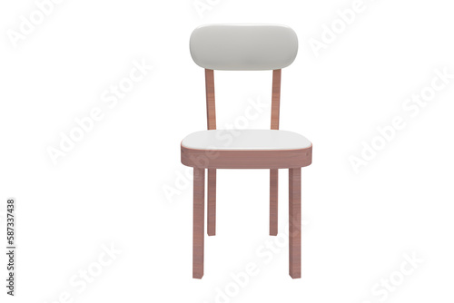 Vector image of empty chair 