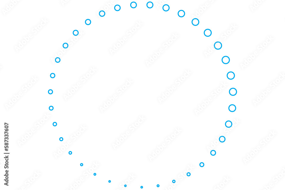 Circle changing size in round formation Circle changing size in round formation