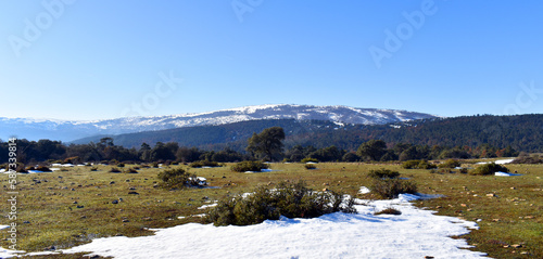Panoramic from the Sierra d...
