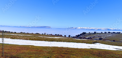 Panoramic from the Sierra d...