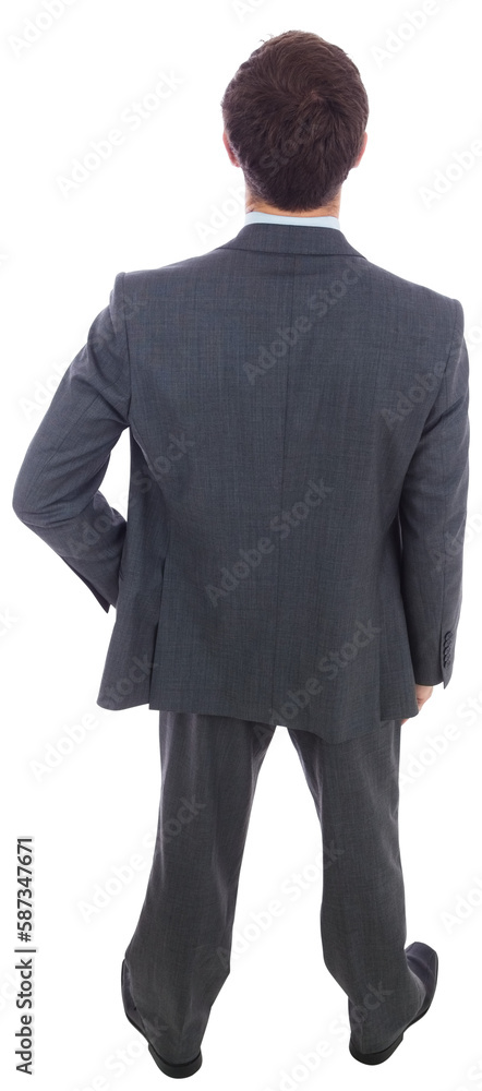 Businessman standing with hand on hip Businessman standing with hand on hip