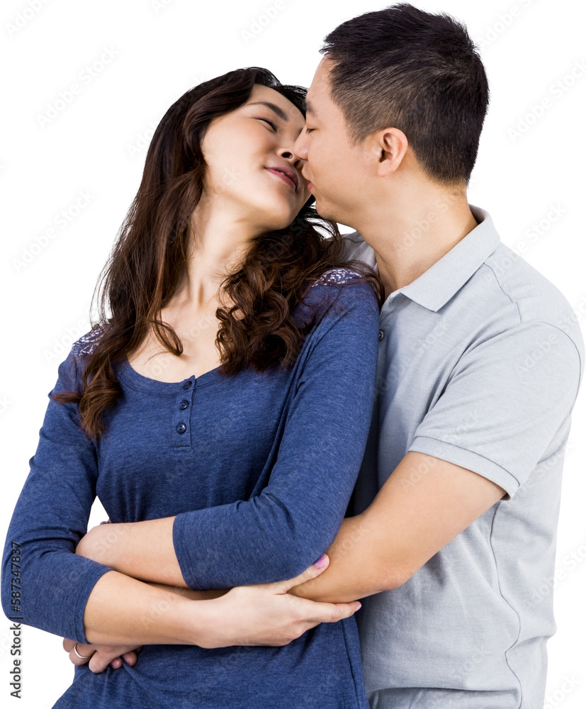 Affectionate couple embracing each other Affectionate couple embracing each other