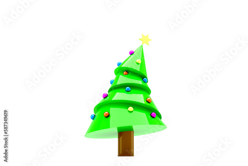 Wallpaper Mural Composite image of Christmas tree Torontodigital.ca