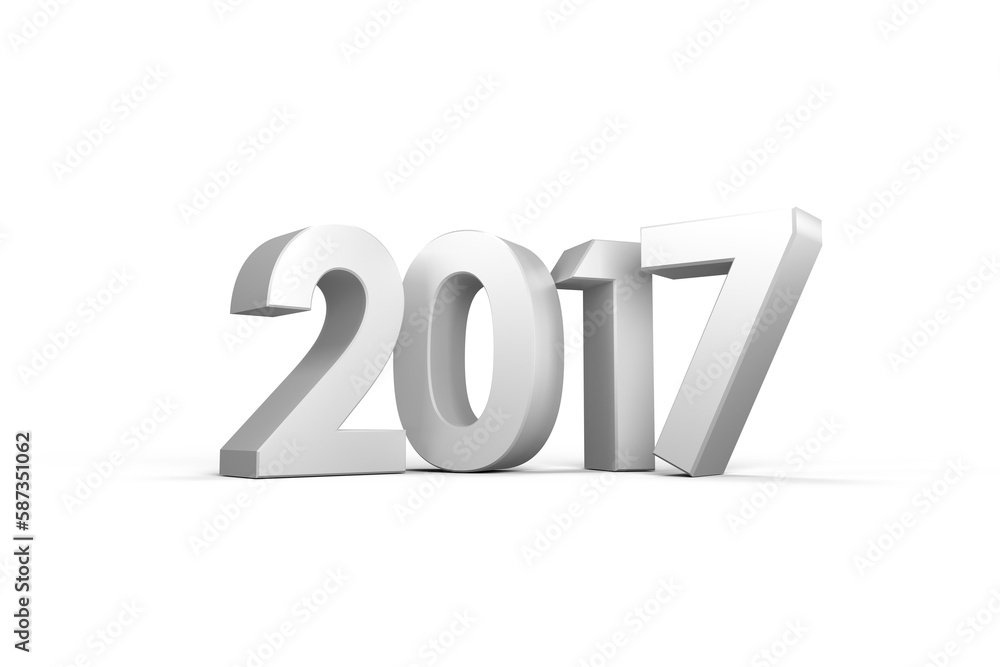 Illustration of new year number Illustration of new year number