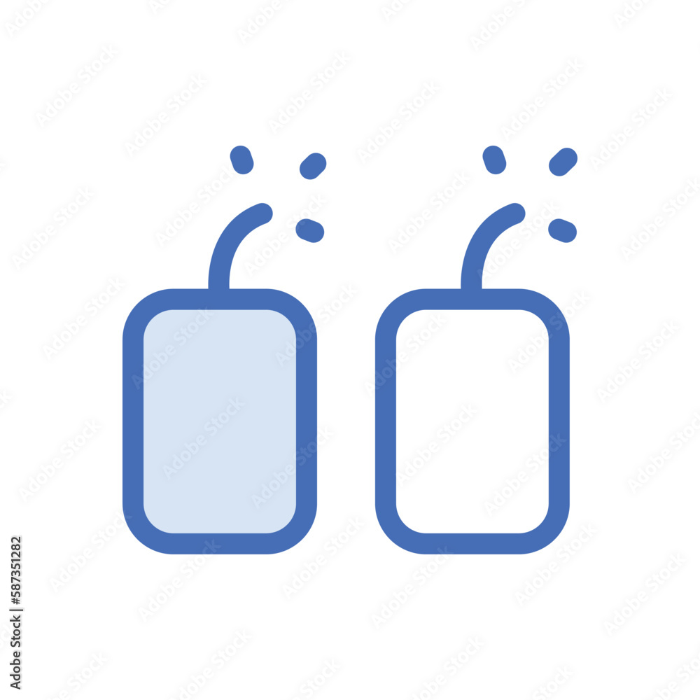 Fire Works icon vector stock. Fire Works icon vector stock.