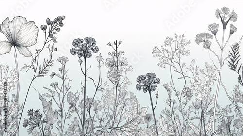 Enchanting Floral Tapestry generative ai