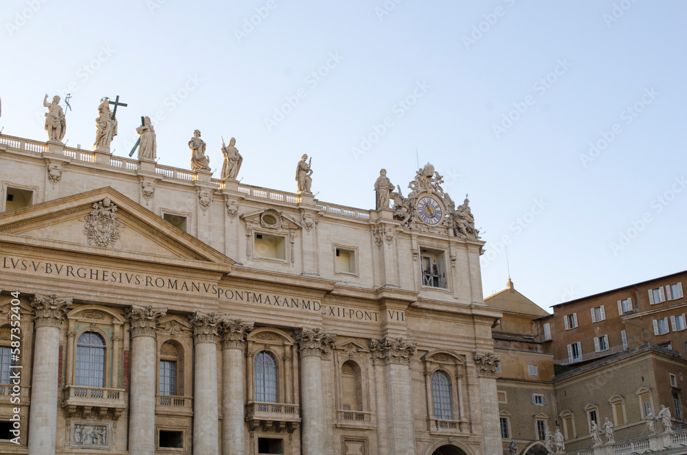 Papal St. Peter's Basilica in the Vatican