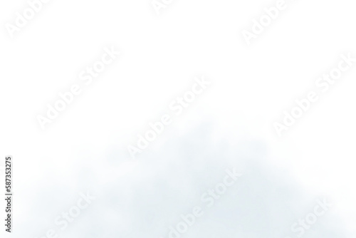 Clouds against white background