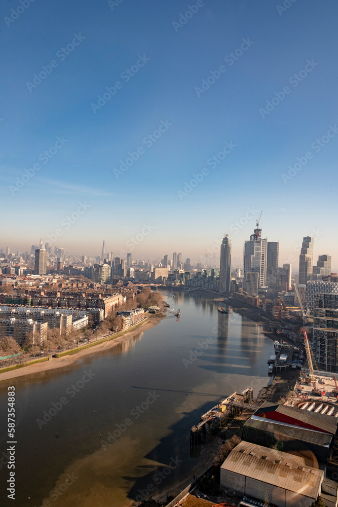 View from Battersea Power Station observation platform